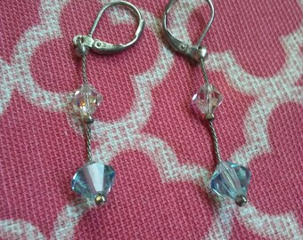Swarovski vintage drop earrings