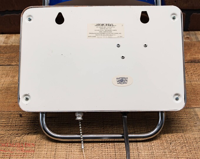 Bud Light Wall Lamp | Bud Light Cash Register Light With Clock | Vintage Barware