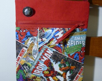 Super-Hero Comic Book Cross-Body Bag / Purse - Marvel