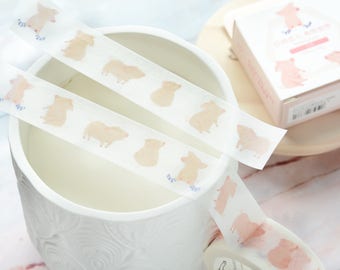 Cute Pink Peppa Pig Animal Wide Washi Tape 15mm/ Party Packaging/ Gift Wrapping
