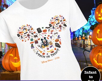 Mickey Halloween Shirt, Mickey Tick Or Treat Shirt, Disney Halloween Shirt