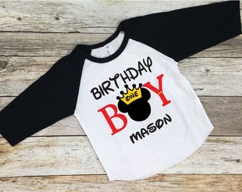 Birthday Boy. Mickey Mouse. Birthday Shirt. Disney Birthday Shirt. Mickey. Disneyland. Disney Birthday. Mickey Mouse Birthday.