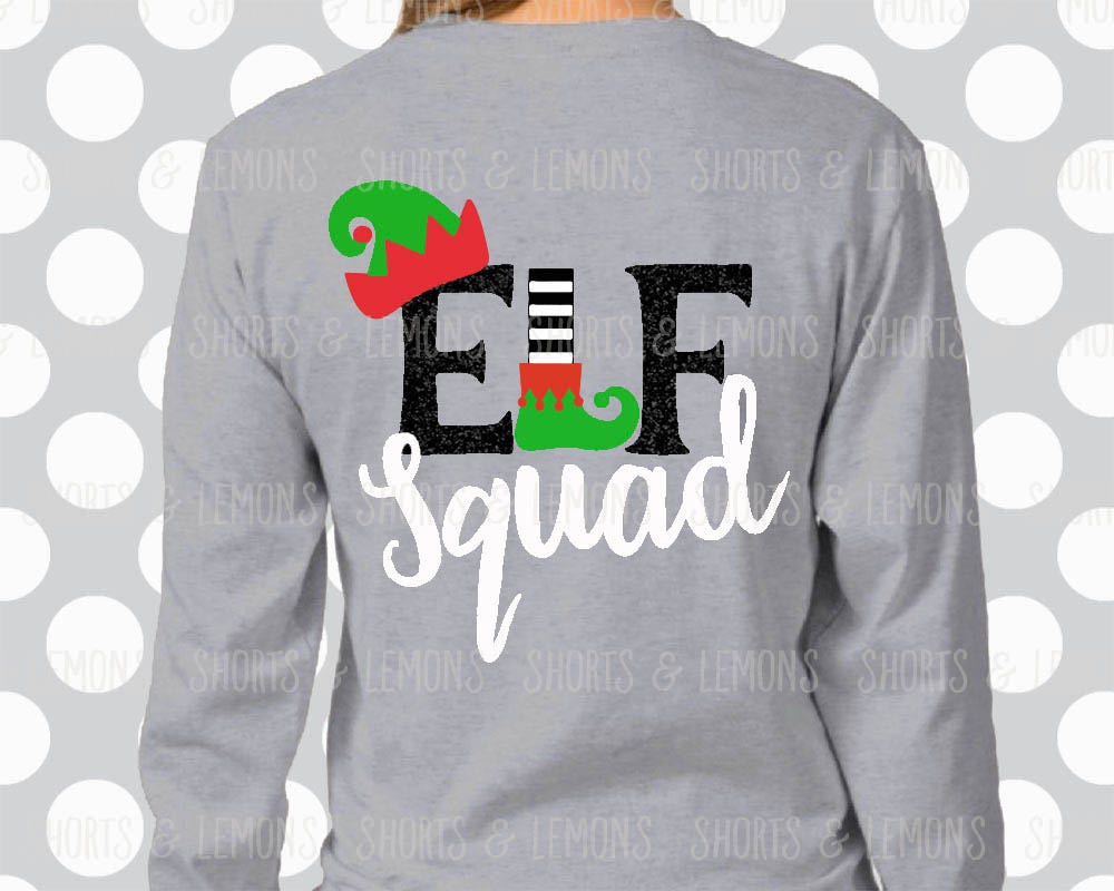 Download Elf squad svg elf svg Christmas svg Svg files sayings Svg