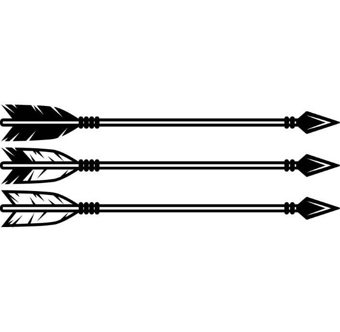 Download Indian Arrow #2 Native American Warrior Weapon Bow Feather Tribe Tribal Tattoo Logo .SVG .EPS ...