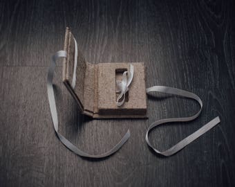 USB box - USB Packaging - USB case - Wedding Photography Packaging - Custom Colors - Satin Ribbon - Cloth Coated - Handmade