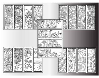 20 diy bookmarks printable designs holiday bookmark bundle valentines day memorial day - Halloween Bookmarks To Color 20 diy bookmarks printable designs holiday bookmark bundle valentines day memorial day - Halloween Bookmarks To Color
