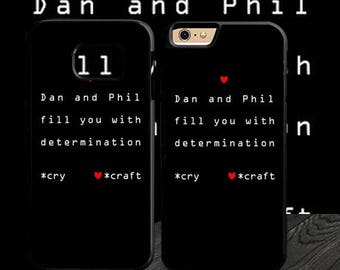 Dan and Phil Undertale - phone iphone 4 4s 5 5s 5c 6 6s 7 samsung galaxy s3 s4 s5 s6 s7 edge s8 plus case cases
