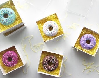 Magnetic Doughnut Pin Cushion | Made from Polymer Clay | Many Colours Available | Great Gift for Sewists | Ideal for Birthdays