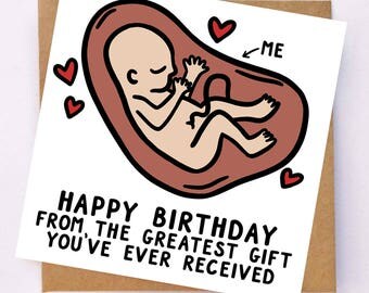 Funny Birthday Card For Mum - Funny Birthday Card For Dad - Happy Birthday Mom - Happy Birthday Dad - Funny Birthday Card - Funny Mum Card