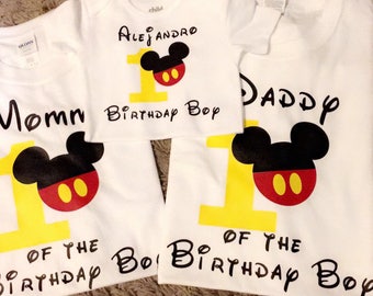 Mickey Mouse Birthday Shirts