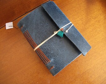 Hand-bound leather journal
