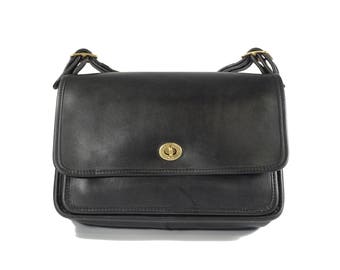 Vintage Pre-creed Coach Spectator Rambler Shoulder Bag w/ Brass hardware //Coach Spectator Style 9796// 1990s vintage Coach bag