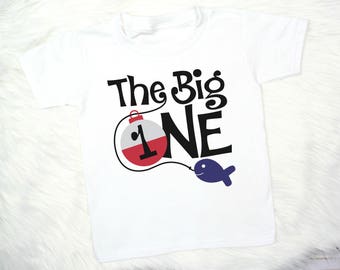 The Big One Birthday Tee, O-fish-ally One Birthday Shirt, First Birthday Shirts, Fishing Themed Birthday, Fishing Birthday, Bobber Tee