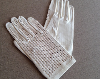Vintage womens leather gloves