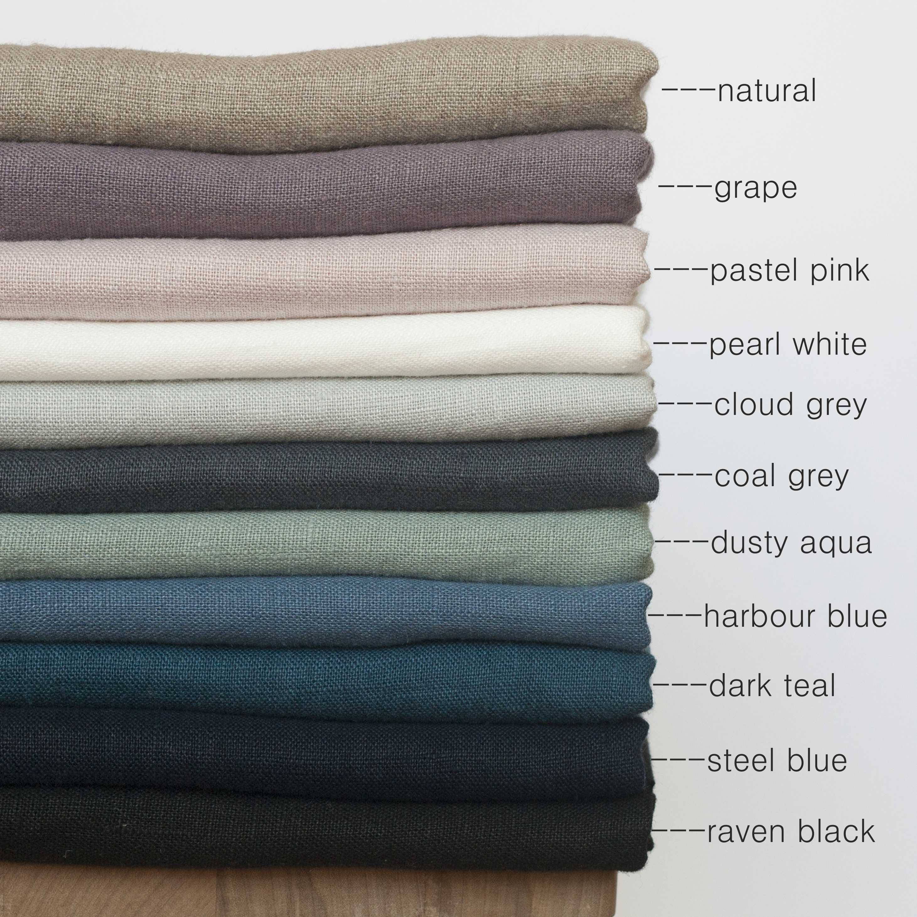 Natural Linen Fabric By Meter Undyed Linen FabricSoftened
