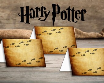 Harry Potter Inspired Hogwarts PRINTABLE NAME TAGS