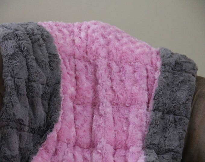 10 lb Weighted Blanket, Child Weighted Blanket, Sensory Blanket, Therapy Blanket, Minky Blanket, Autism, Anxiety, PTSD, ADHD, Insomnia