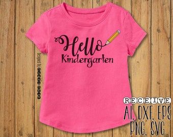 Download Kindergarten shirt | Etsy