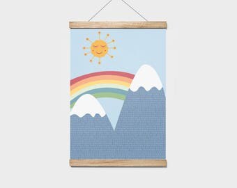 Regalo personalizado, decoración habitación, regalo de nacimiento, recuerdo de bautizo, laminas infantiles