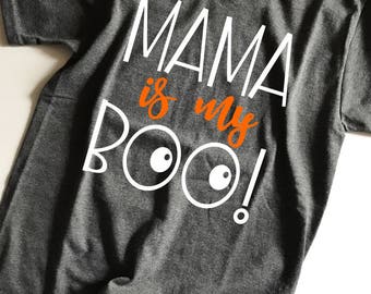Mama is my boo SVG, PDF, PNG, Dxf Design