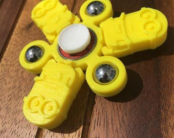 Custom Minion Hand Ball Spinner Fidget Toy EDC w/ ABEC 9 Bearing
