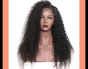 Curly Brazilian Lace Front Human Hair Wig