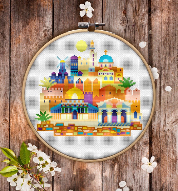 Jerusalem Cross Stitch Pattern for Instant Download 173