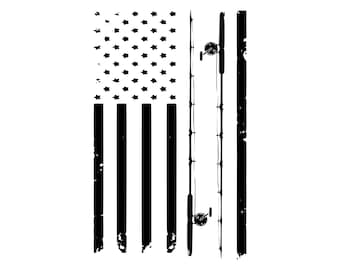 Free Free 148 American Flag Fishing Rod Svg SVG PNG EPS DXF File