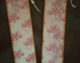 one vintage bookmark, junk journal bookmark