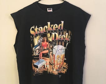 STACKED DECK T // size Large