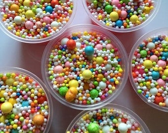 Nerds Slime (Foam Beads Slime)