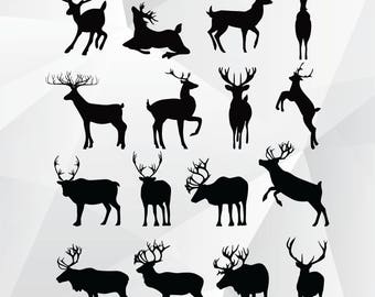 Caribou svg,png,jpg,eps/Caribou clipart for Print,Design,Silhouette,Cricut and any more