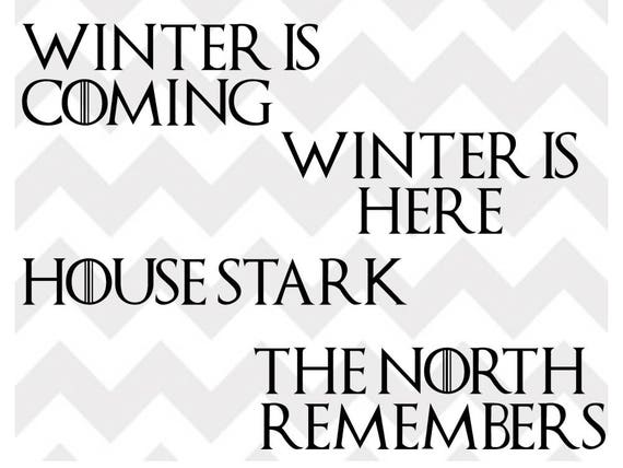 Download winter is coming svg game of thrones svg jon snow house