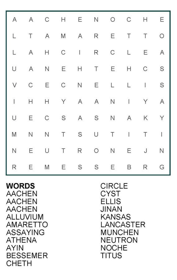 make your own word search puzzles printable