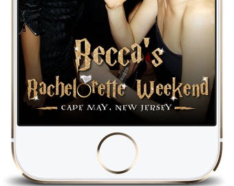 Harry Potter Snapchat Geofilter Bachelorette, Harry Potter Bachelorette Filter, Harry Potter filter, Harry Potter Party Filter