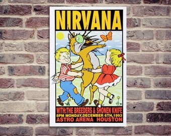 Nirvana poster | Etsy