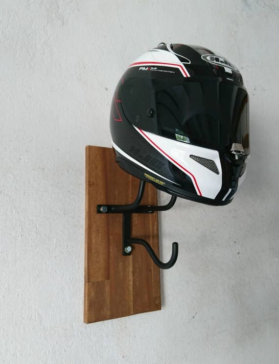 Motorcycle helmet holder wall mount helmet motorcycle helmet