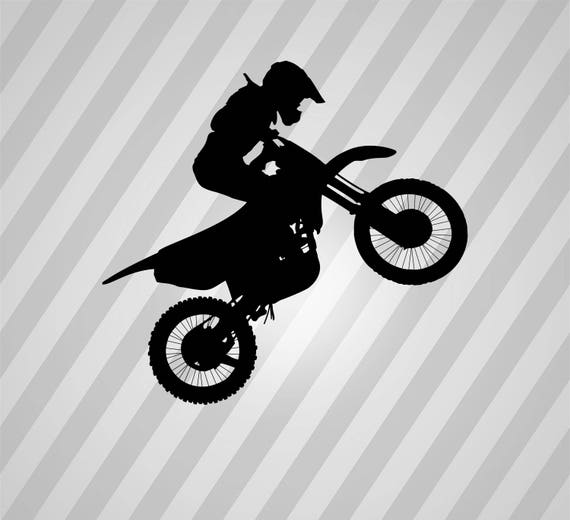 Download Motocross Silhouette Dirt Bike Svg Dxf Eps Rld Rdworks Pdf