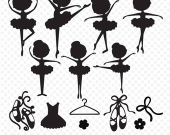 Ballerina SVG, DXF, Ballerina Clipart, Ballet svg, Ballerina, Ballerina png, Ballerinas clipart, Ballerina Stencil, Ballerina Vector File