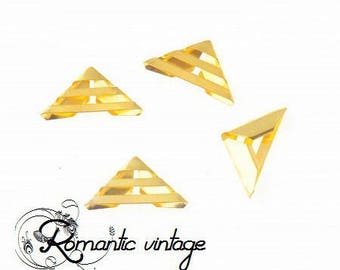 10 beautiful embellishment 16 * 23mm gold metal corners