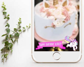 Unicorn Snapchat Filter, Unicorn Snapchat Geofilter, Rainbow Party Snapchat Filter, Geofilter Unicorn Rainbow Magical, Unicorn Geofilter