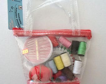 Kit De Couture Caron - Montgolfière Et Arc-en-ciel - Vintage - Neuf Sous Blister