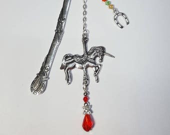 Unicorn and multicore Crystal bookmark