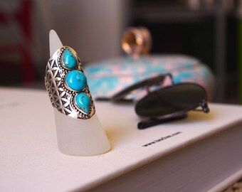 TURQUOISE SILVER RING
