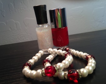 White Ruby Bracelet