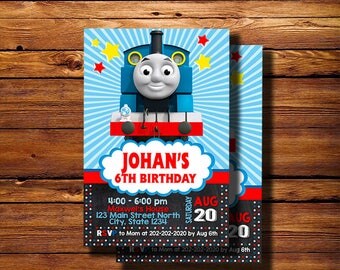Thomas The Train Invitation,Thomas The Train Birthday,Thomas The Train Birthday Invitation,Thomas The Train Party,Thomas The Train-262
