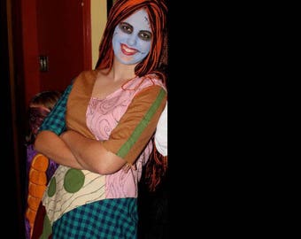 Handmade Custom Sally Costume (Nightmare Before Christmas)