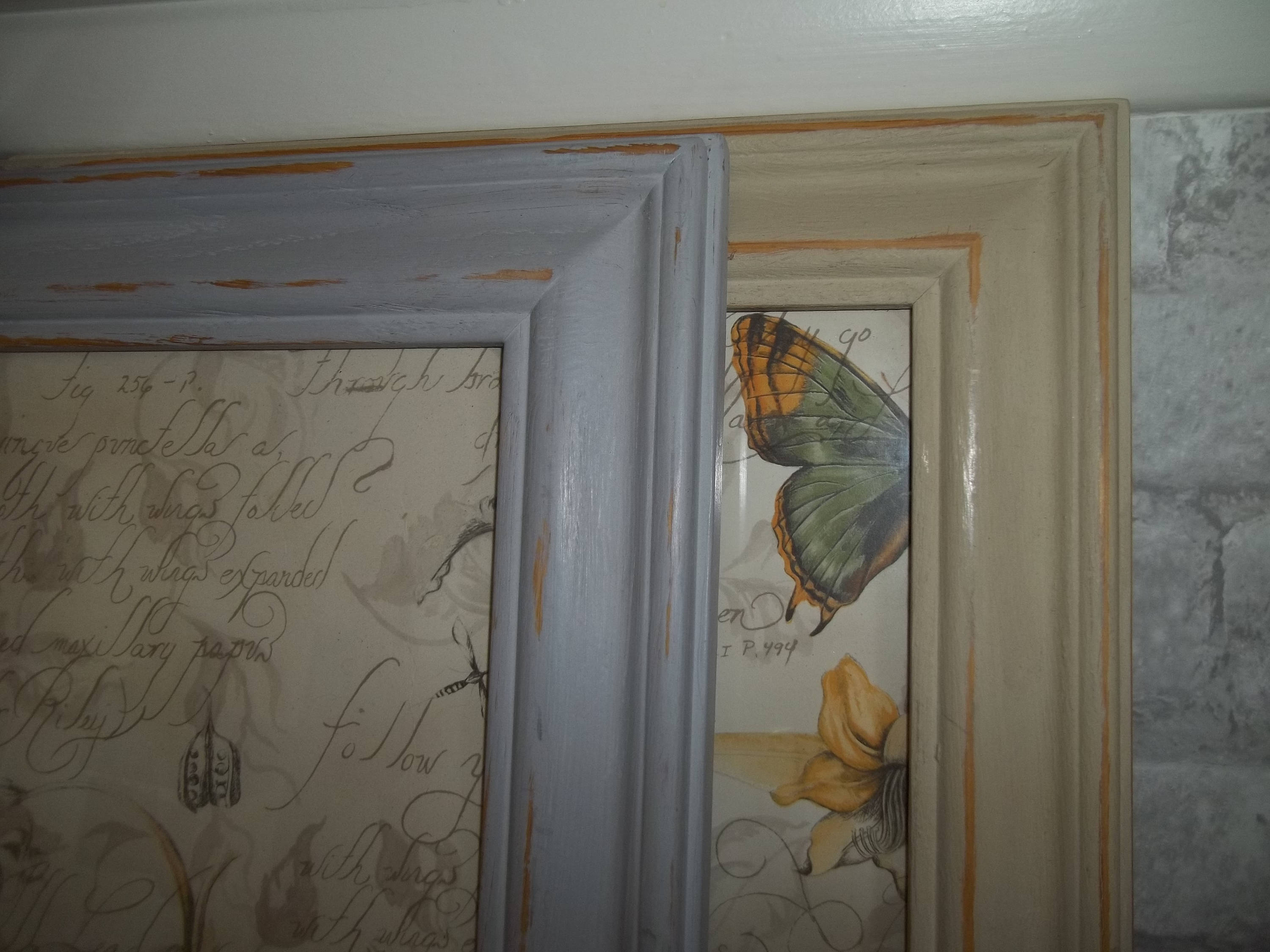 Painted Wood Picture Frame, Upcycled, 8 x 10 Photo Frame, Graphite