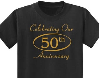 TOGETHER SINCE Custom Couples T-Shirts Anniversary & Wedding