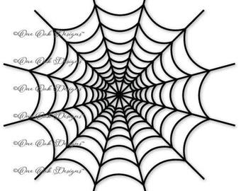 Halloween Spider Web SVG File, dxf, pdf, eps, ai, jpg, png, SVG File for Cameo, Cricut & other electronic cutters